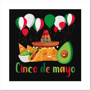 cinco de mayo celebrating for lovers of cinco de mayo 5th day Posters and Art